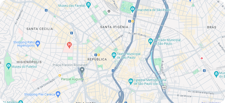 Mapa da localização do Instituto Plenn